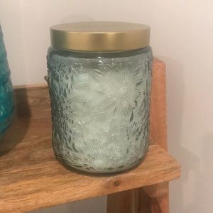 Large Glass Candle